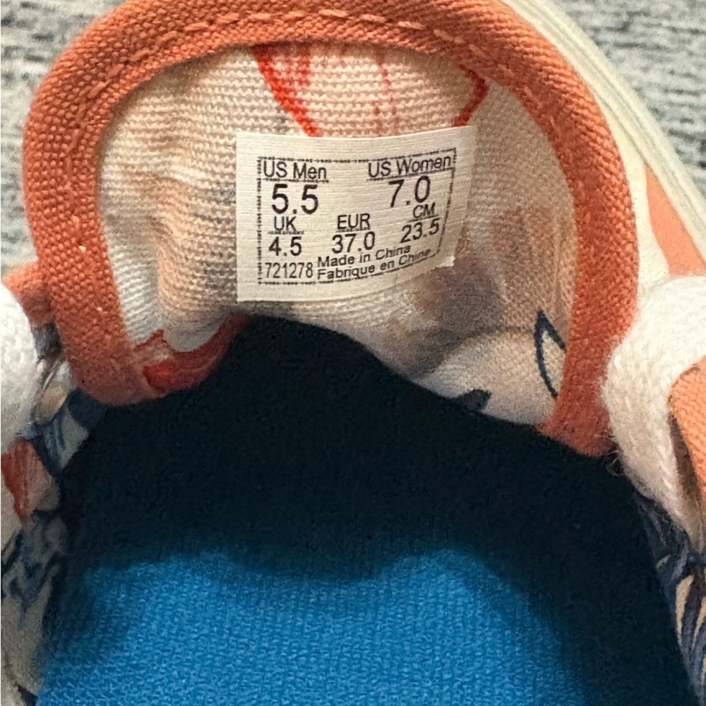 Vans Striped Ladies Size 7 - Picture 8 of 8